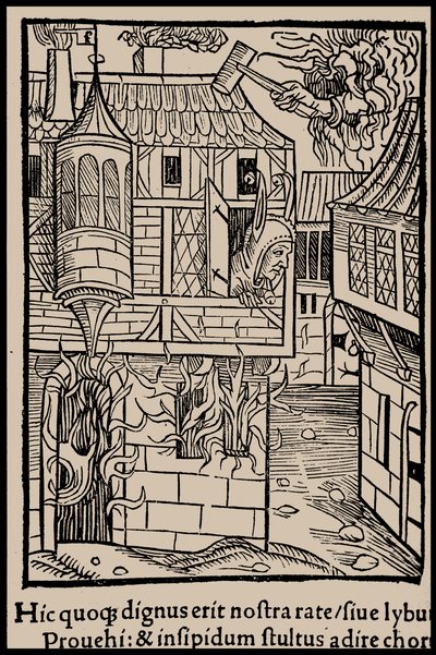 Illustration til bogen Ship of Fools af Sebastian Brant, 1497. af Unbekannt