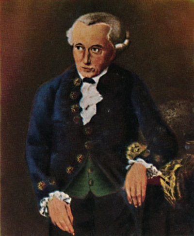 Immanuel Kant 1724-1804. - Maleri af Döbler, 1934. af Unbekannt