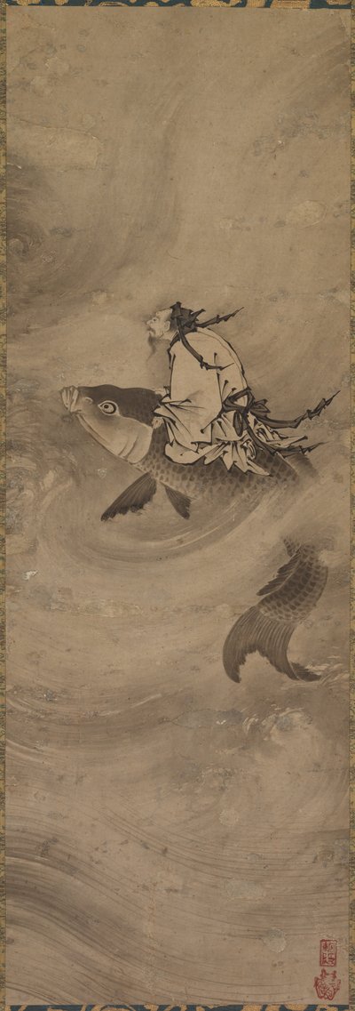 Udødelig ridning på en karpe, ca. 1600. af Unbekannt