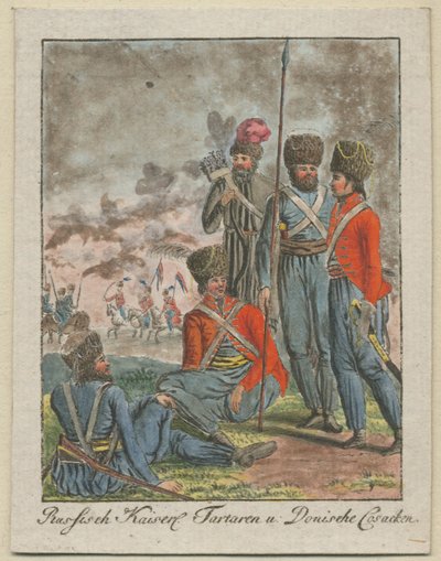 Kejserlige russiske kosakker, 1799 af Unbekannt