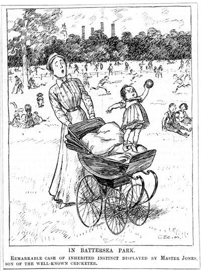 I Battersea Park, 1911 af Unbekannt