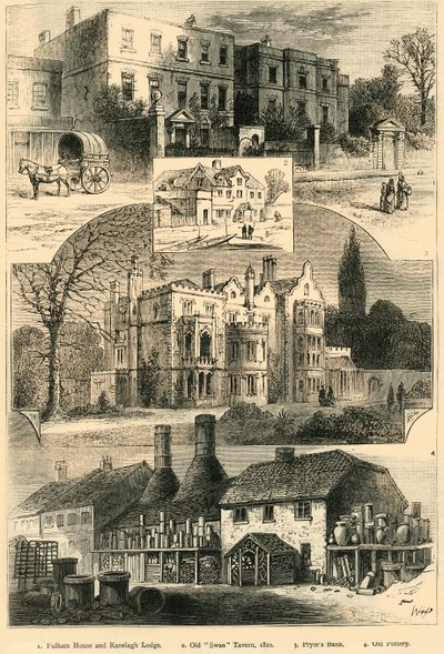 Ind og ud om Fulham, c1878. af Unbekannt