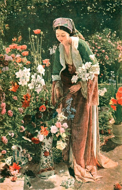 I Beys Garden, 1865, c1902. af Unbekannt