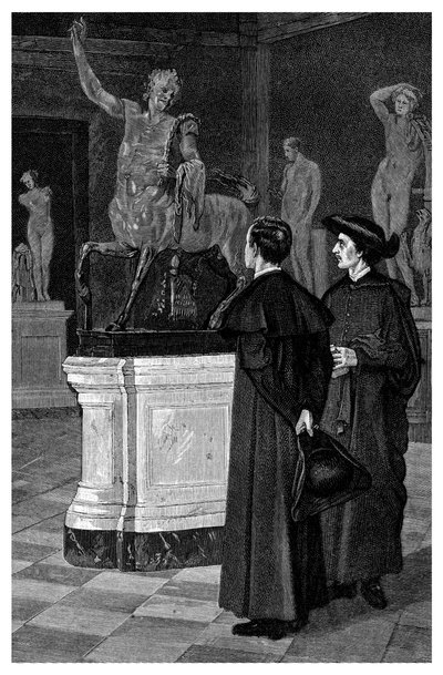 I Skulpturgalleriet, 1882 af Unbekannt