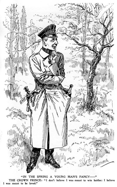 I foråret en ung mands fancy..., Første Verdenskrig, 1920 af Unbekannt