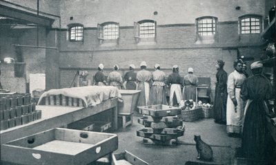 I køkkenet i Holloway Prison, London, c1901 1901 af Unbekannt