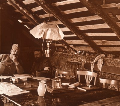 I skyttegravene, c1914-c1918 af Unbekannt