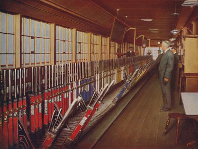 Inside the Locomotive Yard Signal-Box, York, 1926 af Unbekannt