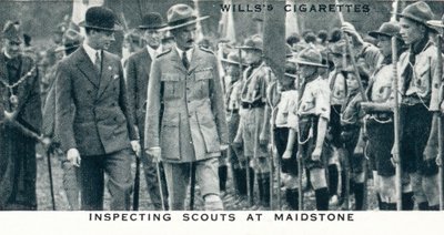 Inspecting Scouts at Maidstone, 1929 1937 af Unbekannt