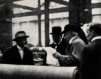 Inspecting an Arms Factory, c1917, 1945. af Unbekannt