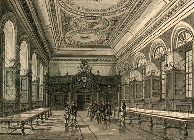 Interiør af Stationers Hall, 1876, 1897. af Unbekannt