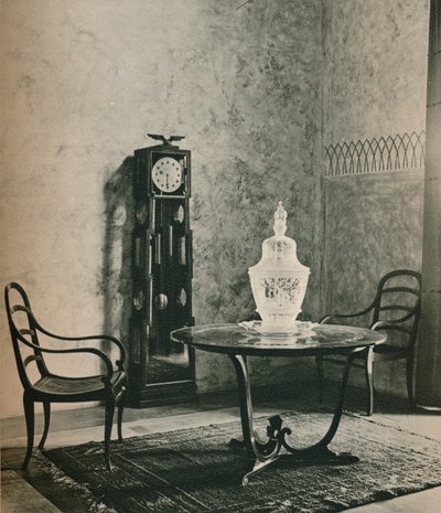 Interiør af svensk pavillon, 1925 af Unbekannt