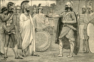 Interview mellem Agesilaus og Pharnabazus, 1890. af Unbekannt