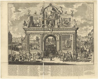 Investeringsordninger: Mindebue rejst på begravelsesstedet for ruinerede aktionærer, 1720. af Unbekannt