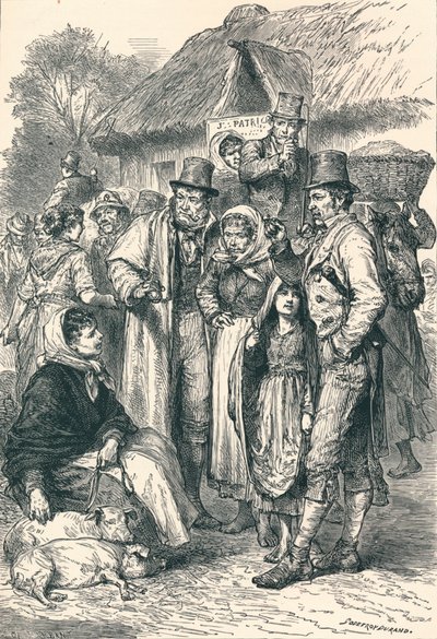 Irske bønder, 1896 af Unbekannt
