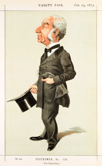 Jernskibsbygning, 1873 af Unbekannt