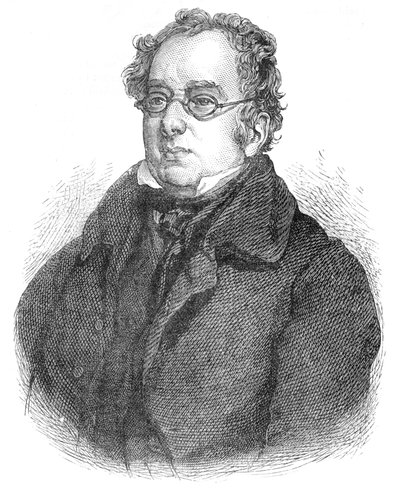 Isaac DIsraeli, britisk forfatter og lærd, c1840 1878 af Unbekannt