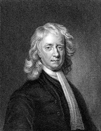 Isaac Newton, engelsk matematiker og fysiker af Unbekannt