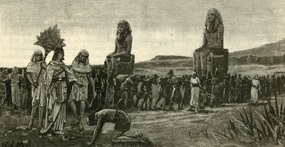 Israeliter og deres opgavemestere, 1890. af Unbekannt