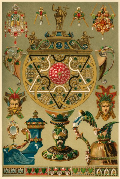 Italienske renæssanceværker i ædelmetaller og emalje, 1898. af Unbekannt