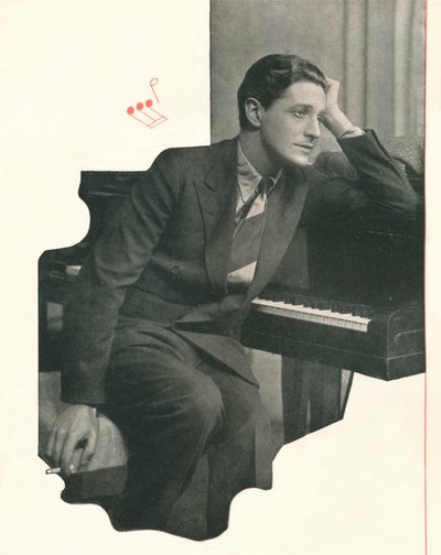 Ivor Novello indrømmer: Det tager mig lang tid at komponere et partitur, men det tager kun stande to af Unbekannt