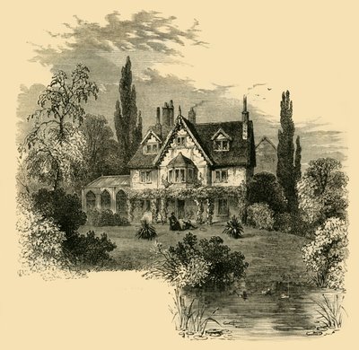 Ivy Cottage, Highgate, 1825, c1876. af Unbekannt
