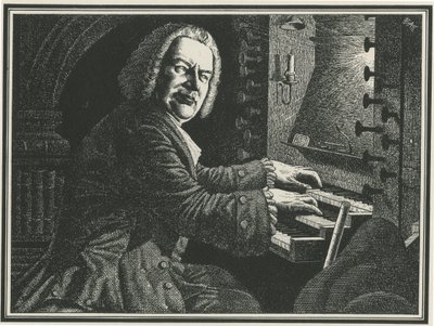 JS Bach af Unbekannt