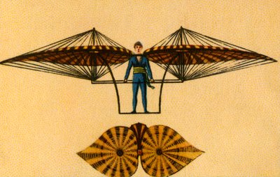 Jacob Degens flyvemaskine, 1808, 1932. af Unbekannt