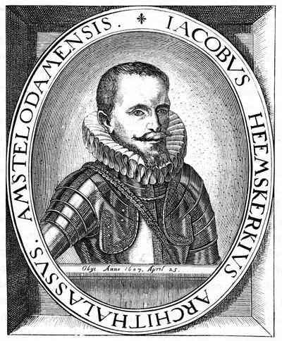 Jacob van Heemskerk, hollandsk flådeofficer og opdagelsesrejsende, c1595 af Unbekannt
