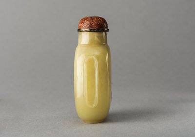 Jade snusflaske, Kina, Qing-dynastiet, 1644-1911. af Unbekannt