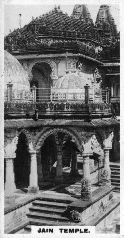 Jain-templet, Ahmedabad, Indien, c1925 af Unbekannt