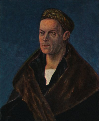 Jacob Fugger 1459-1525. - Maleri af Dürer, 1934. af Unbekannt