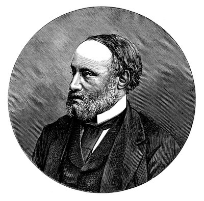 James Prescott Joule, engelsk fysiker, 1876 af Unbekannt