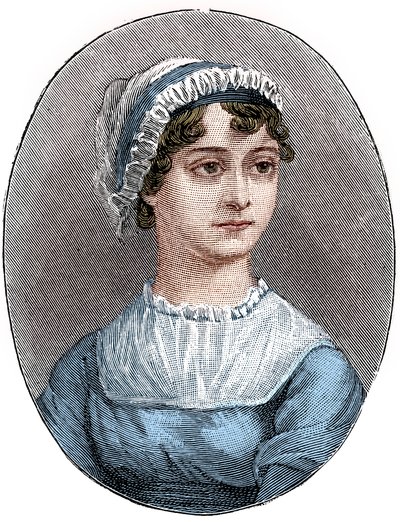 Jane Austen 1775-1817, engelsk forfatter af Unbekannt