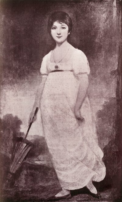 Jane Austen, c1789, 1919 af Unbekannt