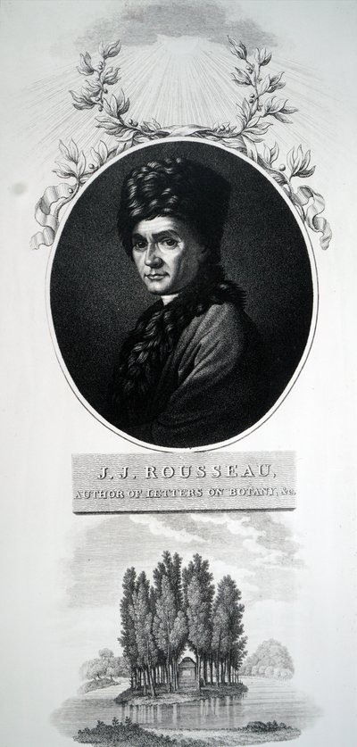 Jean-Jacques Rousseau. af Unbekannt