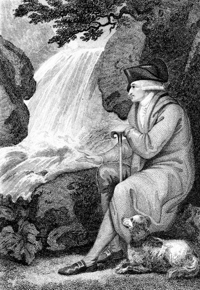 Jean-Jacques Rousseau, fransk politisk forfatter, 1787 af Unbekannt