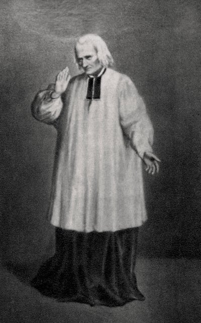 Jean-Marie Vianney, Cure dArs, fransk præst, 1858 af Unbekannt