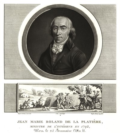 Jean Marie Roland de la Platiere, indenrigsminister af Unbekannt