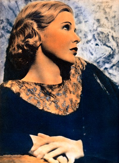 Jean Muir, amerikansk skuespillerinde, 1934-1935 af Unbekannt
