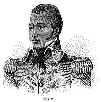 Jean Pierre Boyer, haitisk soldat og præsident for Haiti, 1873 af Unbekannt