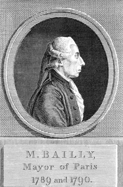 Jean Sylvain Bailly 1736-1793, fransk astronom, forfatter og politiker af Unbekannt