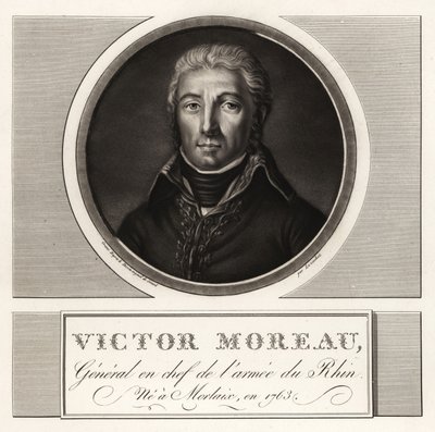 Jean Victor Marie Moreau, chefgeneral for Rhinens hær af Unbekannt