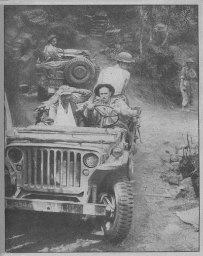 Jeep-Turned-Ambulance, 1943-44 af Unbekannt
