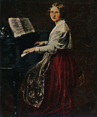 Jenny Lind 1820-1887. - Maleri af Asher, 1934. af Unbekannt