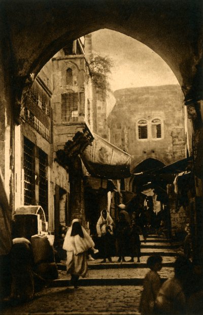 Jerusalem - David Street, c1918-c1939. af Unbekannt