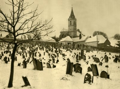 Jødisk kirkegård, Mattersburg, Burgenland, Østrig, c1935. af Unbekannt