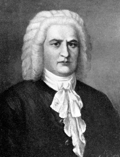 Johann Sebastian Bach, 1685-1750, tysk komponist, 1909 af Unbekannt