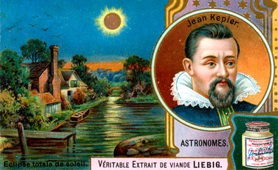 Johannes Kepler, tysk astronom, ca. 1900 af Unbekannt