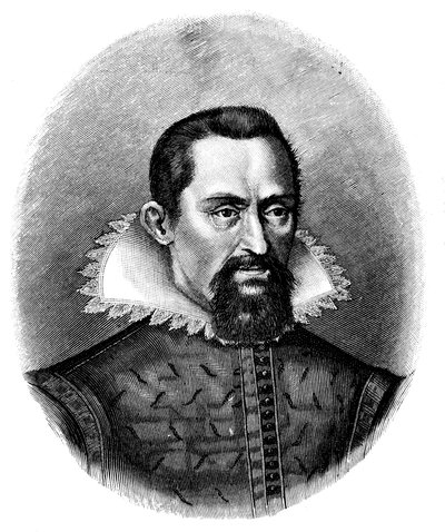 Johannes Kepler, tysk astronom, begyndelsen af det 17. århundrede, c1903 af Unbekannt